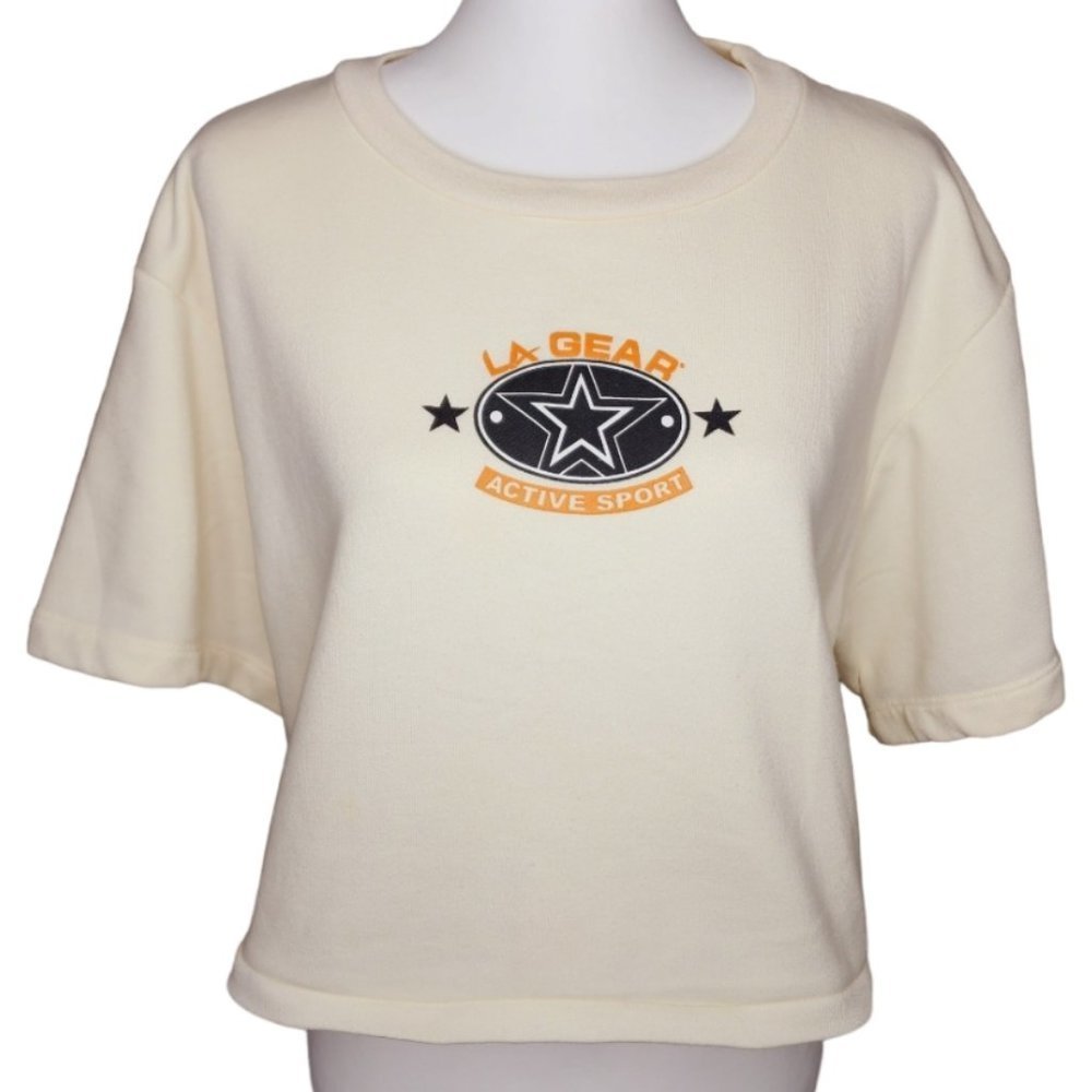 LA Gear Bodywear Vintage‎ Oversized Cropped Sweatshirt *READ MEASUREMENTS*